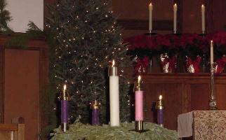Advent wreath at St. George's