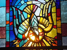 Window in the Chapel of the Holy Spirit