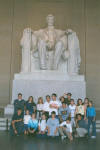 St. G youth at Lincoln Memorial