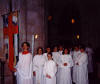 St. G youth in procession at National Cathedral