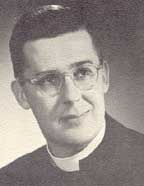 The Rev. Fred Pope, Vicar of St. George's, 1954