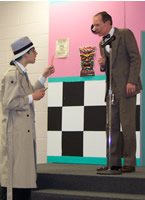 Scoop and the Principal at Uncle Phil's 2