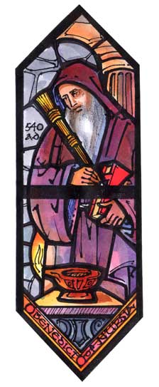 Benedict of Nursia Window