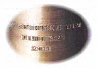 Given to the glory of God and in memory of St. George’s founding rector, Fred Pope, and his wife Marcia